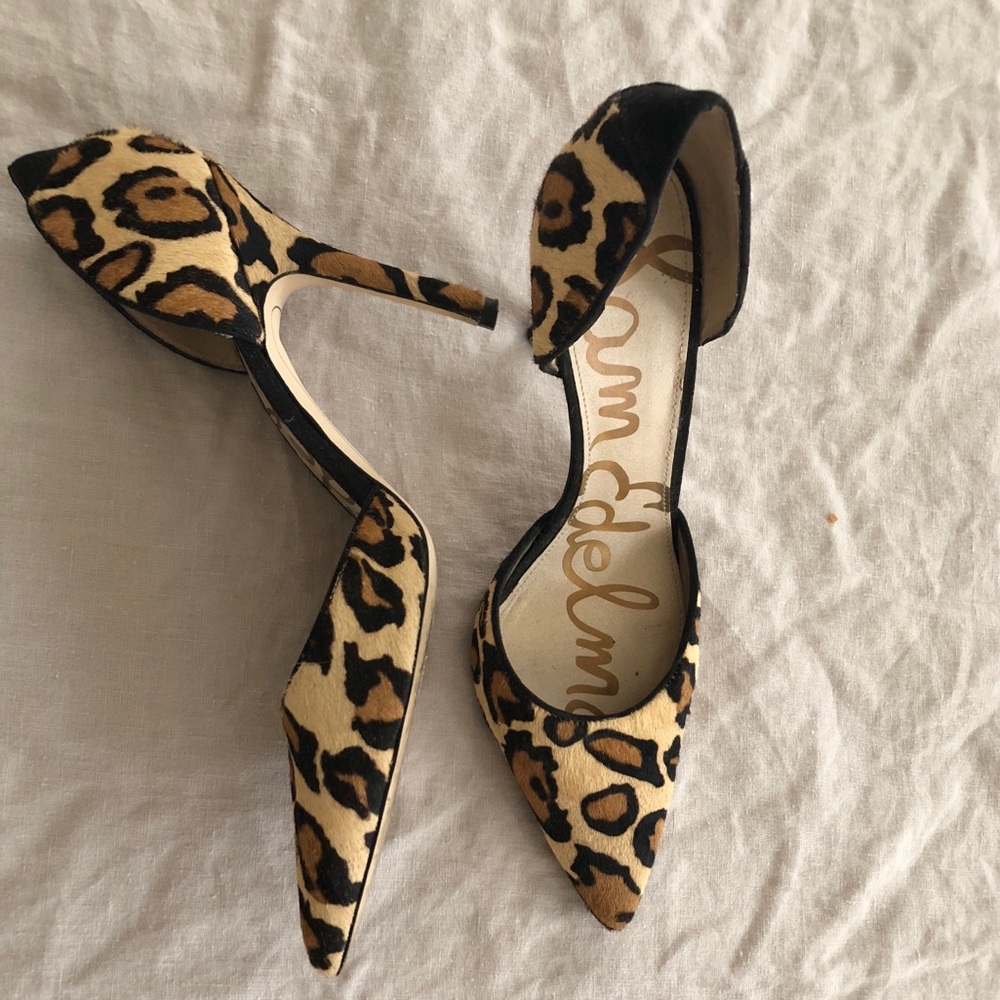 Sam Edelman Leopard Print Heels